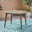 Table en bois gris, 122,2 cm x 122,2 cm, décor extérieur moderne, gris au choix