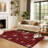Premium Machine Washable Castillon AMF1824 Winter Forest Holiday Rug-1881356391