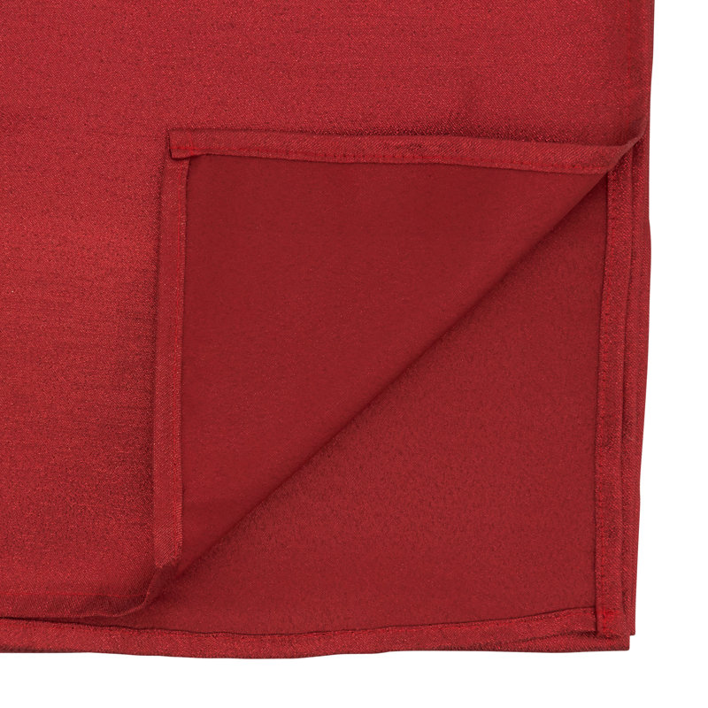 Runner_Table Runner With Shimmering Design, 108" x 18", Red