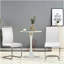 Chaise d'appoint blanche Cenka