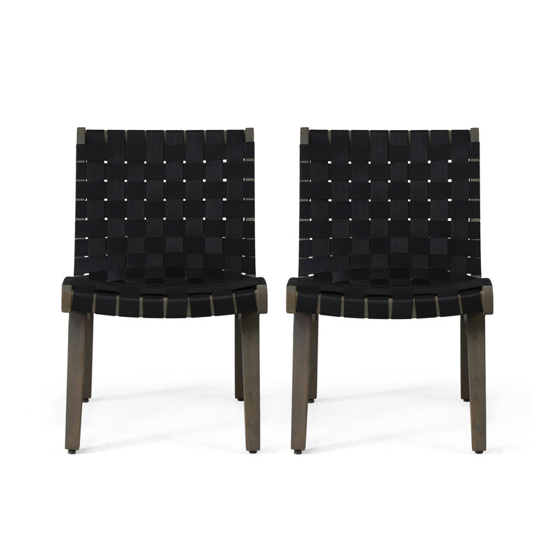 Charlotte Lounge Chair, Dark Brown, Black