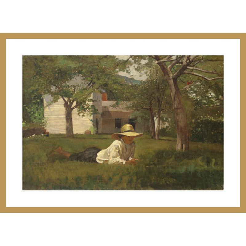 «The Noonnage» par Winslow Homer, impression giclée sur cadre, H 30,32 po x l 41,5 po