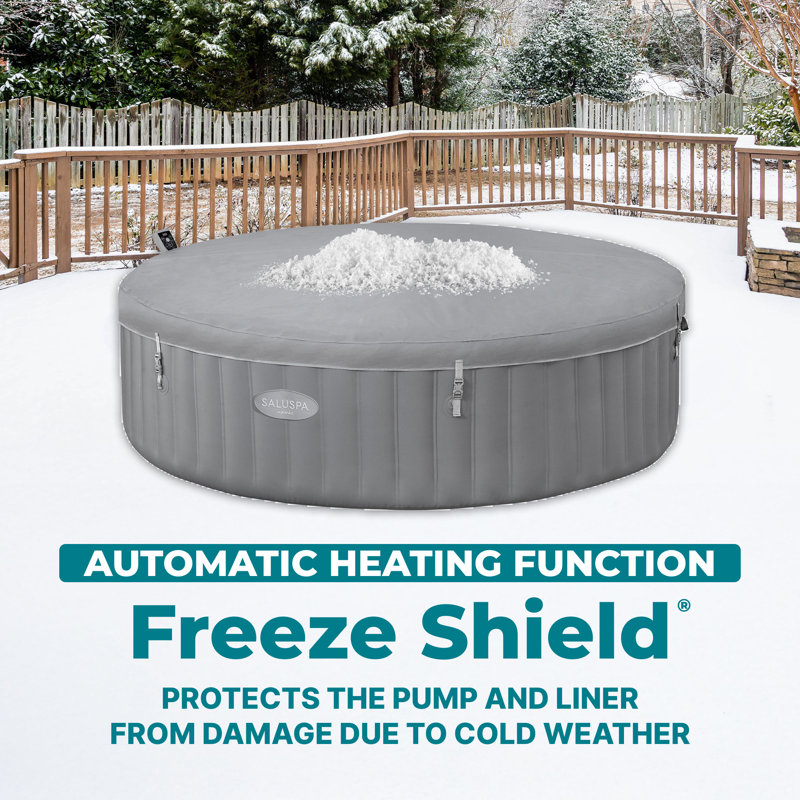 Bestway SaluSpa Hawaii Smart AirJet Inflatable Hot Tub with EnergySense Cover