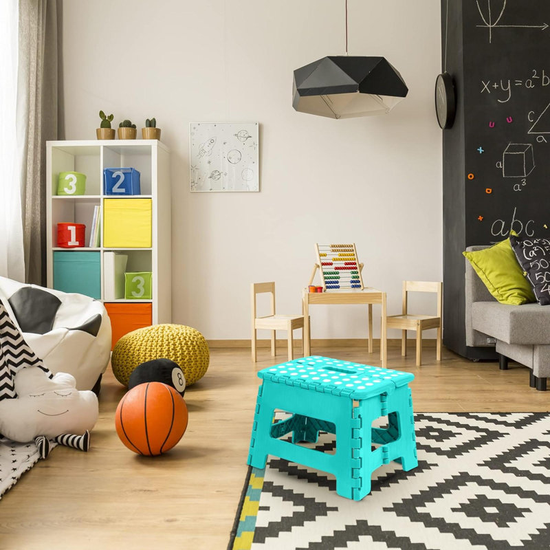 Tabouret d'appoint Alisande, Bleu sarcelle