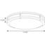 Plafonnier encastré circulaire 1 lumière-24443399-24443400