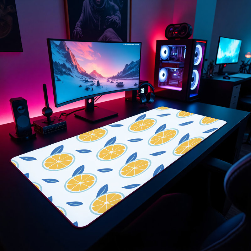 Polyester Desk Pad, 31.5x15.5