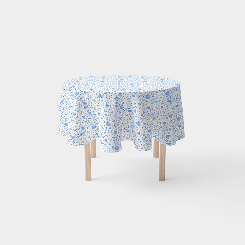 Agonlane Bunnies Round Tablecloth, 60" x 60"