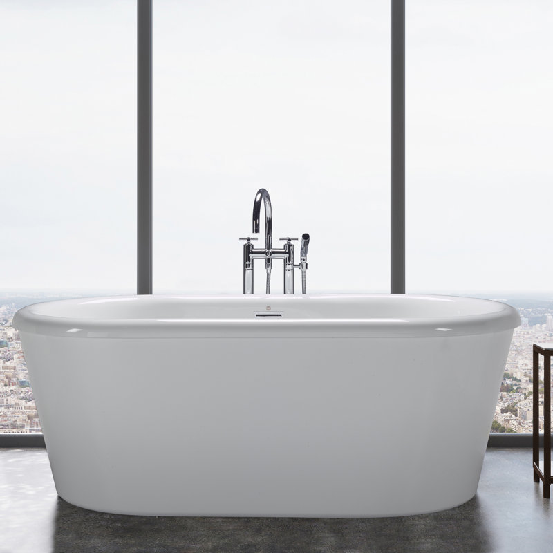 Noella 65" Freestanding Air Bathtub - Matte