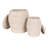 Decorative Hand-Woven Rattan Storage Baskets with Lids-1672585331