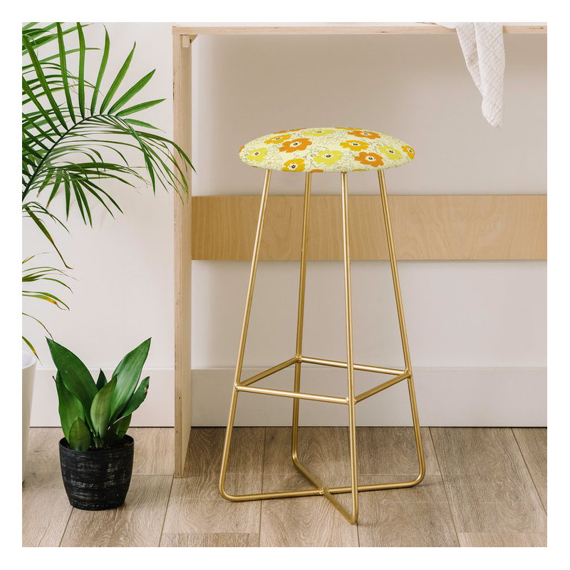 Tabouret de bar 30 po Flower Power