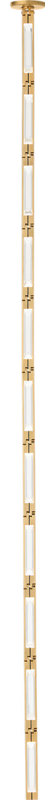 Catena 41 Pendant, Hand Rubbed Antique Brass, 3000 Kelvins, Remote