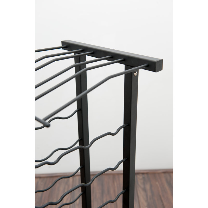 Tessie W Series Freestanding Metal Wine Display