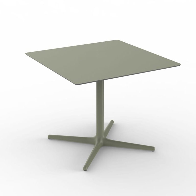 Table de salle à manger Toledo, H 29,53 po x L 35,43 po x l 35,43 po, Gris verdâtre