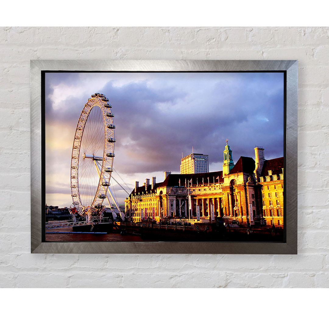 London Eye Morgenlicht - Druck