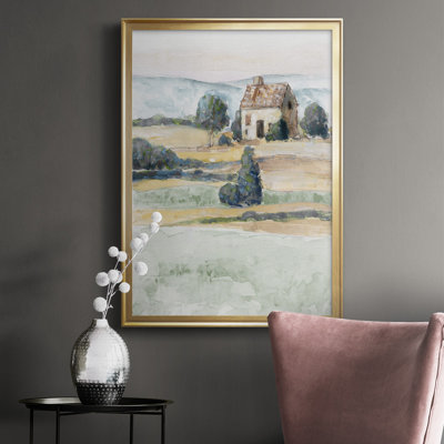On On The Countryside II, reproduction encadrée de qualité supérieure - prête à être accrochée