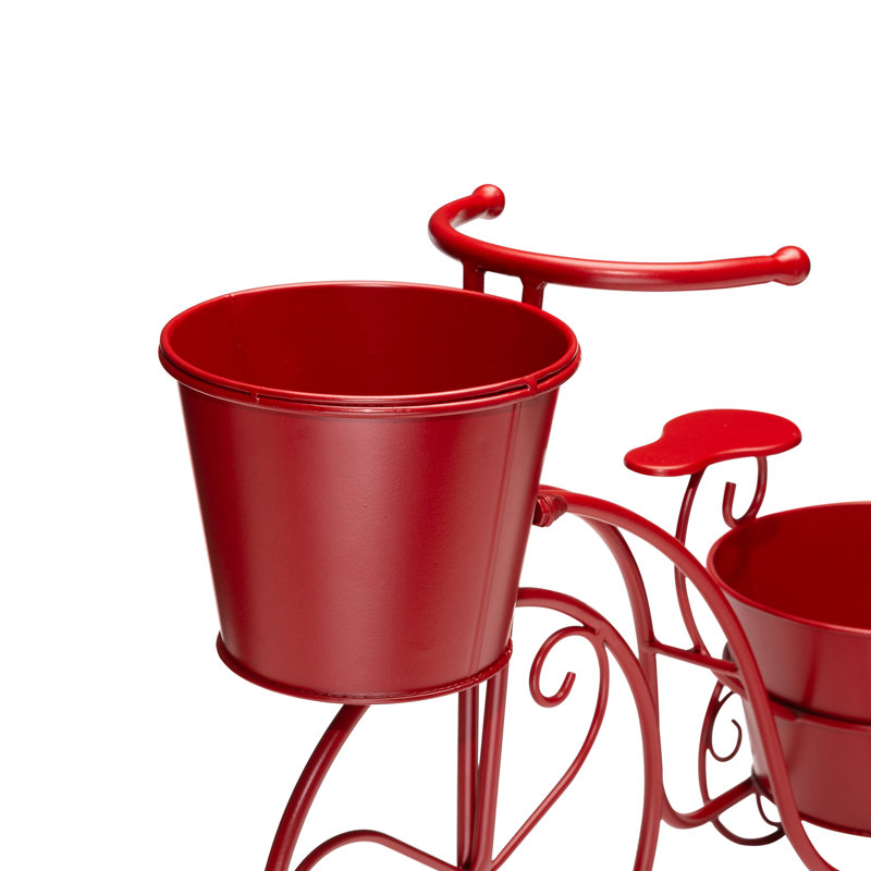 Marshburn Metal Plant Stand, Red