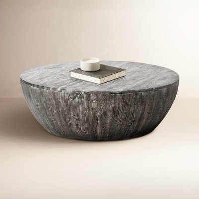 Teasdale Solid Wood Single Drum Coffee Table