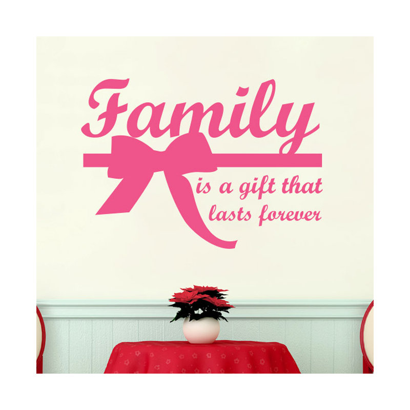 Wall Decal, Large, Pink