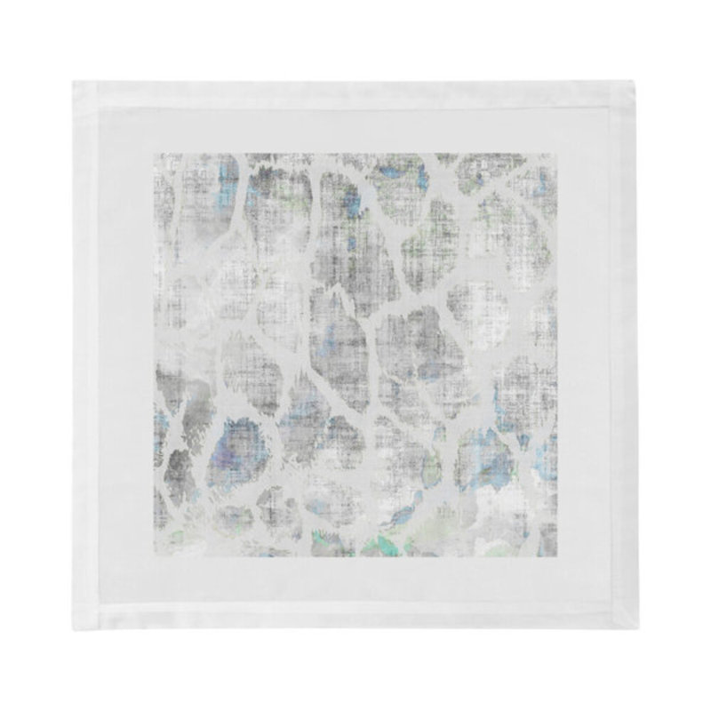 Giraffe Cotton Blend Square Napkins, Opulence