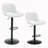 Modern Swivel Adjustable Bar Stools Set - 2 Pack-1507747580