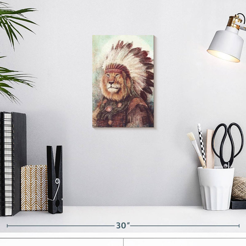 Ketti Chief I, 12" H x 8" W