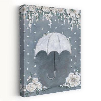 Art floral printanier contemporain fantaisiste
