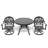 3-Piece All-Weather Cast Aluminum Dining Set-1937322525-1937322524
