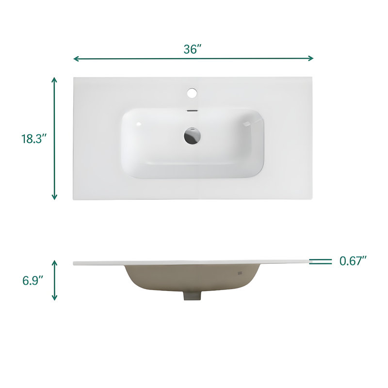 Ensemble de meuble-lavabo 2 tiroirs Modern
