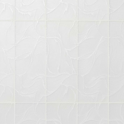 Sonya Waves 6x16 Frosted Glass Tile