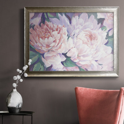 " Peonies In Bloom I " Painting Print