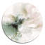 «Green and Cream Essence Of Modernity I», art mural rond en marbre abstrait-88628674