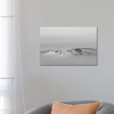 Island In The Sky Bw by Louis Ruth - Wrapped Canvas Print