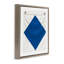 «Blue & White Nautical Flag», art mural encadré par James Wiens-367427631-367427629