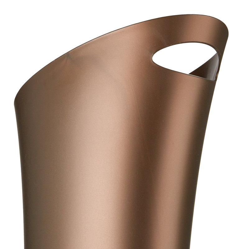 Corbeille pour déchets 2 gallons Skinny, Bronze