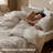 Bedsure Modern & Contemporary 100% Washed Linen Duvet Cover Set (Set of 3)-123119614-123119615