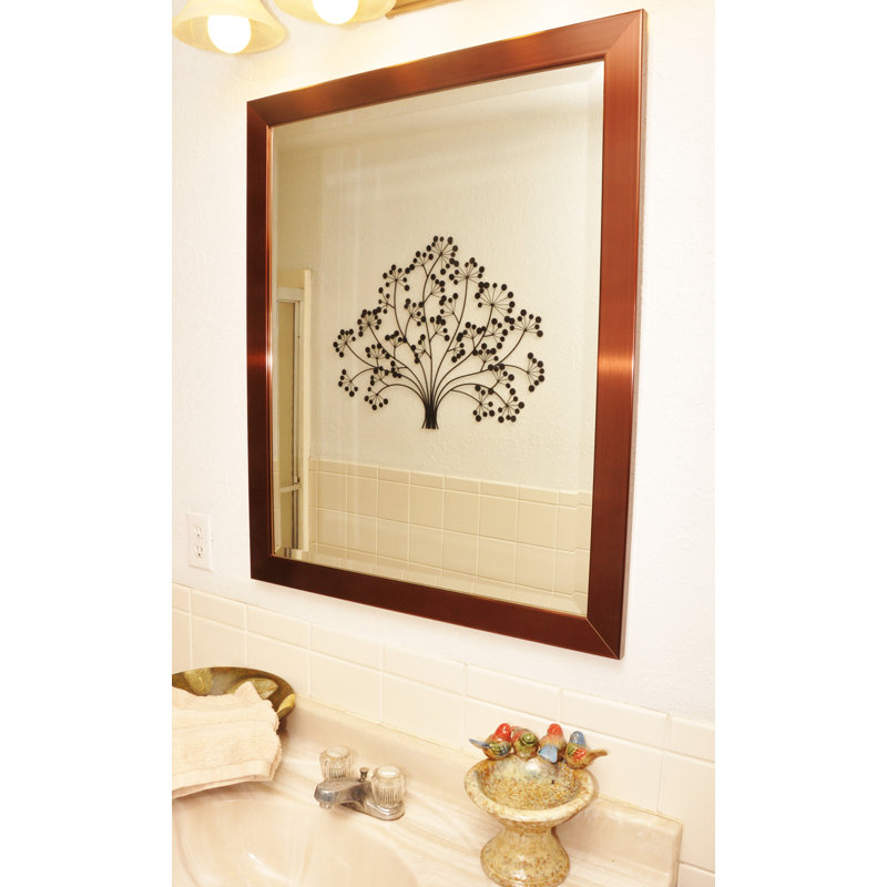 Flat Wall Mirror, 36.5" H x 30.5" W