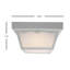 Plafonnier encastré à del simple 8,25 po 1 lumière Gulbahar-980190150