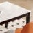 White + Black Rectangular Sintered Stone + Solid Wood Dining Table-1089524808