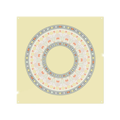 Circle Ornament Round Frame Splash Back