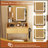 Compact Vanity Table With LED-Illuminated Mirror, Power Outlet, Hairdryer Holder & Stool For Small Bedrooms