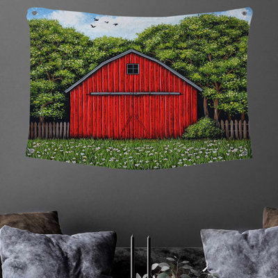 Barn Wall Tapestry -  Architecture Wall Decor