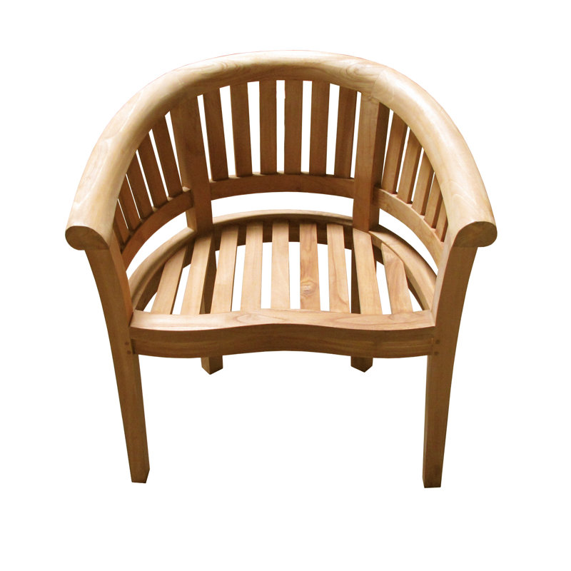 Teak Outdoor Lounge Chair (no cushions), 30"