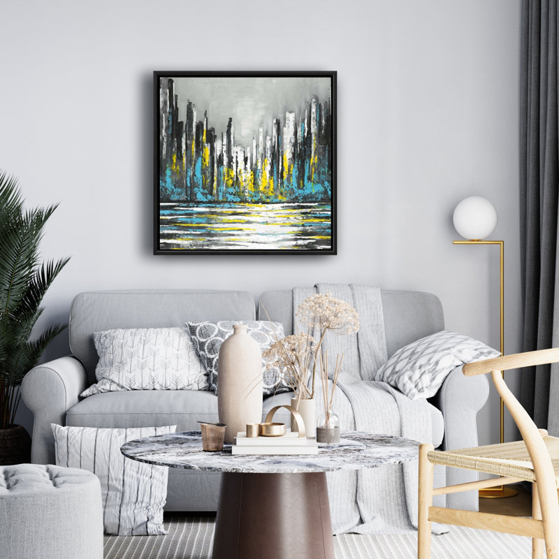 «Abstract Blue Skyline»
