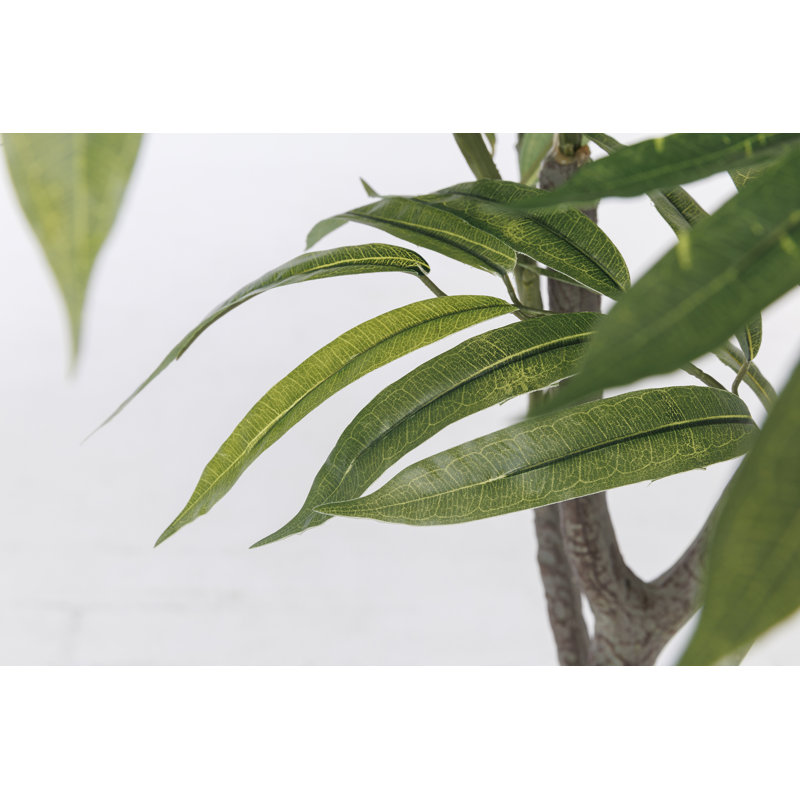 Arbre artificiel artificiel 63 po en résine beige 63 po | Arbre eucalyptus 63 po