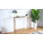 Mcchesney 28'' Glass Top Console Table