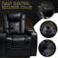 Ensemble de 4 fauteuils inclinables électriques de 124,4 pouces avec cuir Nappa de qualité supérieure, relaxation entièrement réglable, charge intelligente et éclairage à DEL RVB dynamique-1936411107