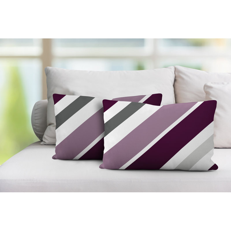 Coussin lombaire intérieur / extérieur Manda, Mauve
