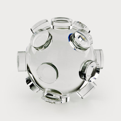 Crystal Neutron Sculpture