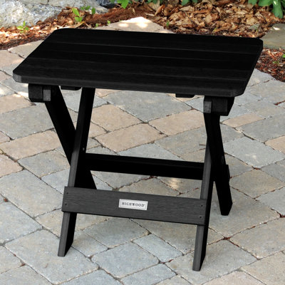 Rectangular Folding Outdoor Side Table , 20'' in. W 14'' in. D