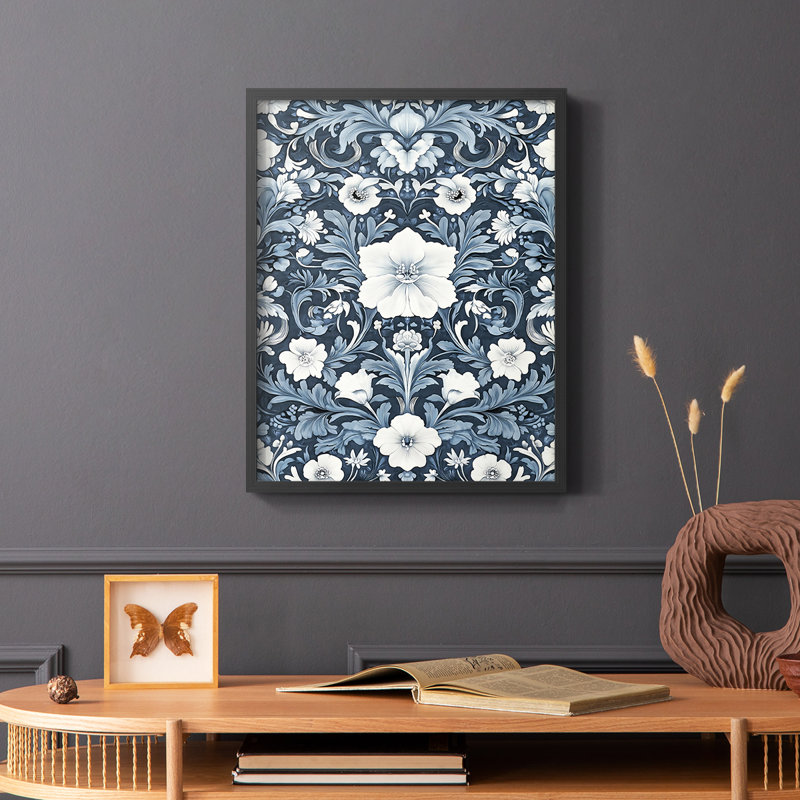 WM MORRIS Series DCCXLIV  -Premium Framed Print -Ready to Hang - No Nails Required